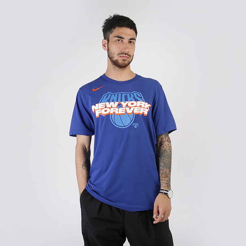 мужская синяя футболка Nike New York Forever AT0826-495 - цена, описание, фото 1